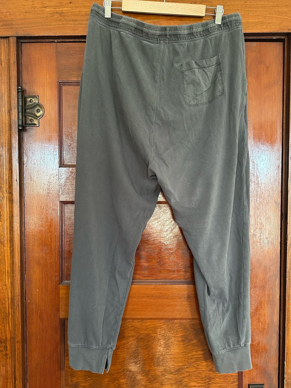 Aerie The Chill Jogger Distressed Carbon Gray Mineral Wash Sweatpants XL Lounge - Picture 3 of 10